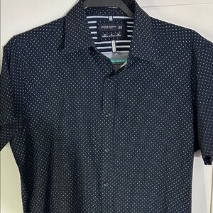 Goodfellow & Co Black and White Patterned Men's Shirt